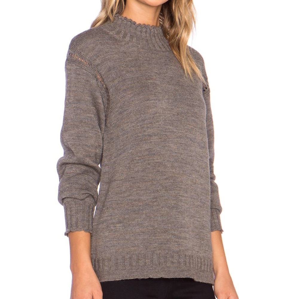 AG x Alexa Chung Scotland Turtleneck in Olivine